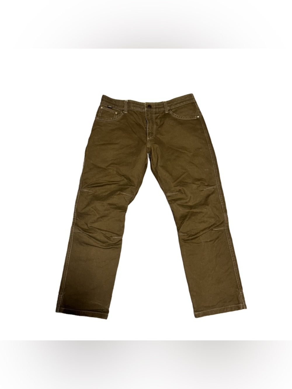 Kuhl Hot Rydr Flannel Lined Pants Men's 35x30 Brown Outdoor Workwear Hiking - Picture 5 of 8
